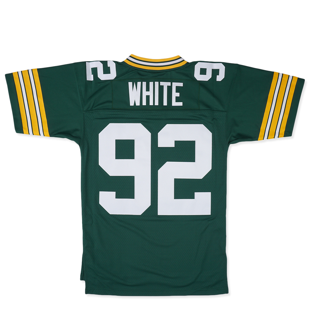 Mitchell & Ness Men's Green Bay Packers Reggie White #92 1996 Split  Throwback Jersey