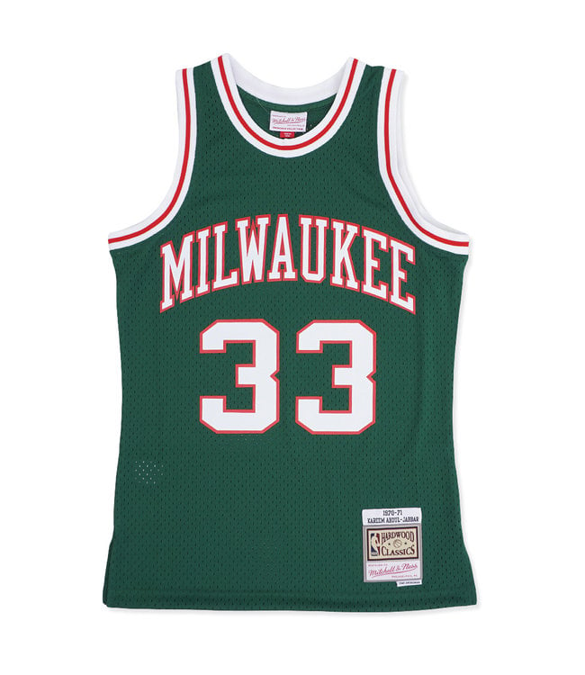 Mitchell & Ness Milwaukee Bucks Kareem '70-71 Swingman Jersey - Green -