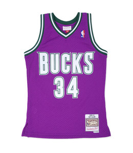 MITCHELL AND NESS BUCKS RAY ALLEN '00-01 SWINGMAN JERSEY