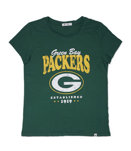 Green Bay Packers Starter Women's Rally Lace-Up 3/4 Sleeve T-Shirt - Green