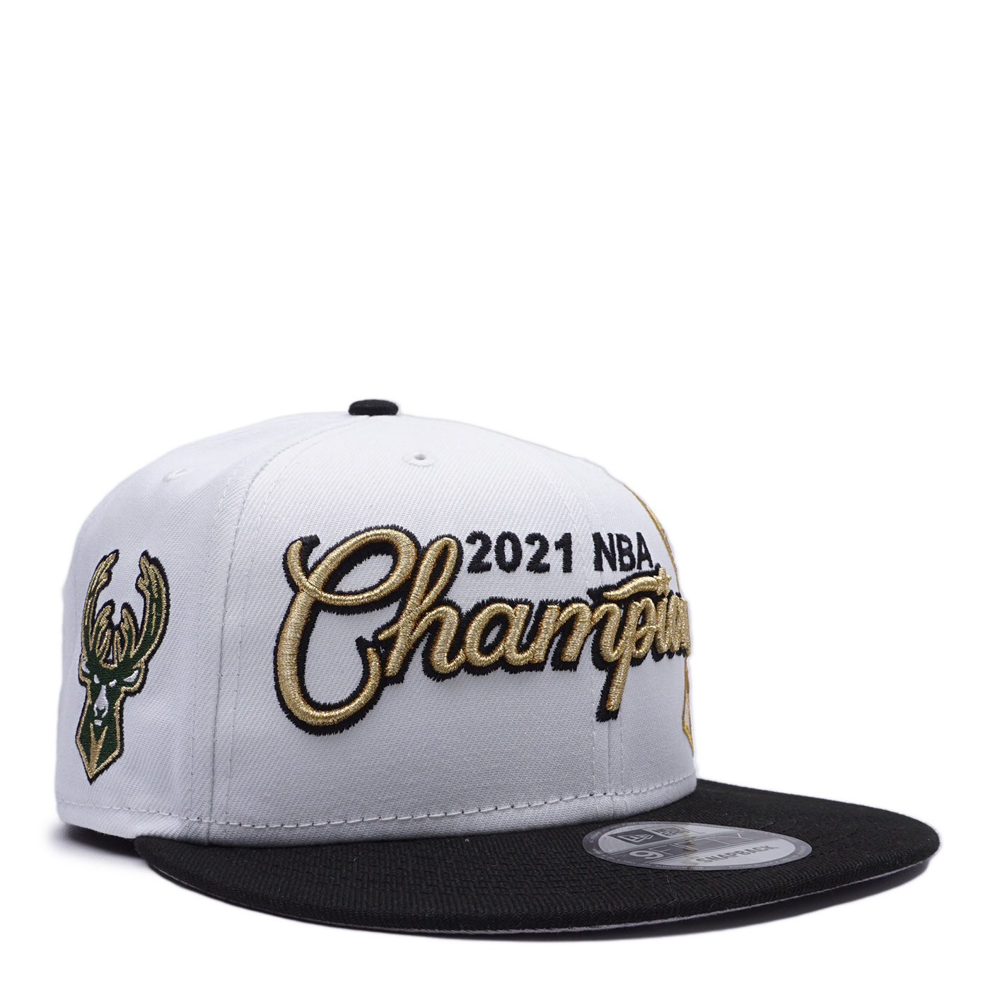 New Era Bucks 2021 Champions Ring Ceremony 9FIFTY Snapback Hat