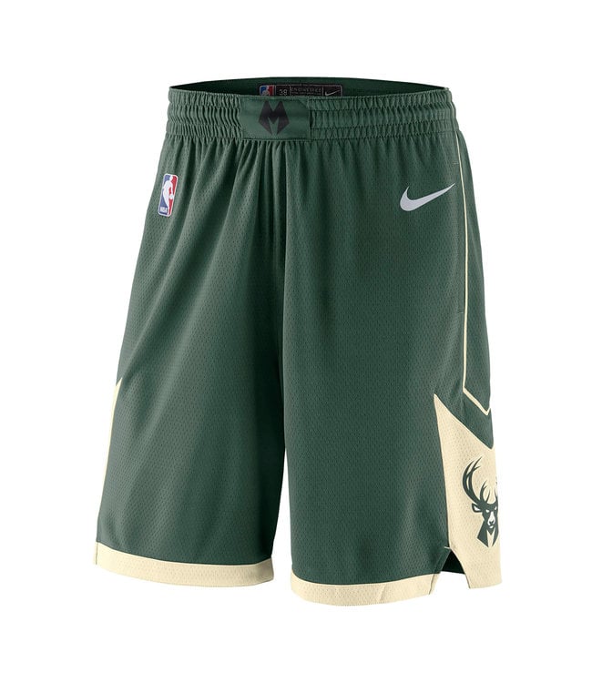 Nike Milwaukee Bucks Icon Edition Swingman Shorts - Green - MODA3