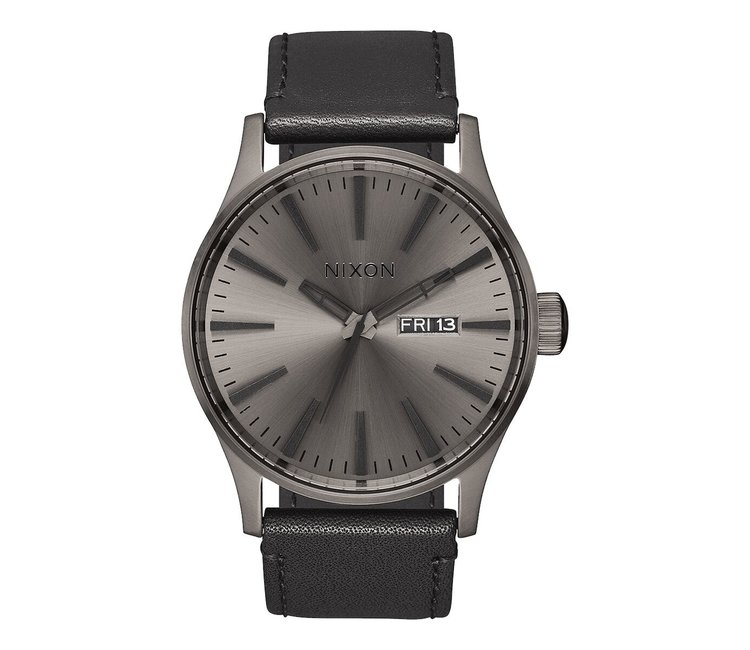 Nixon sentry store leather all black