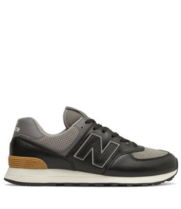 New Balance Men's 574 - Black/Sugar Melon - MODA3