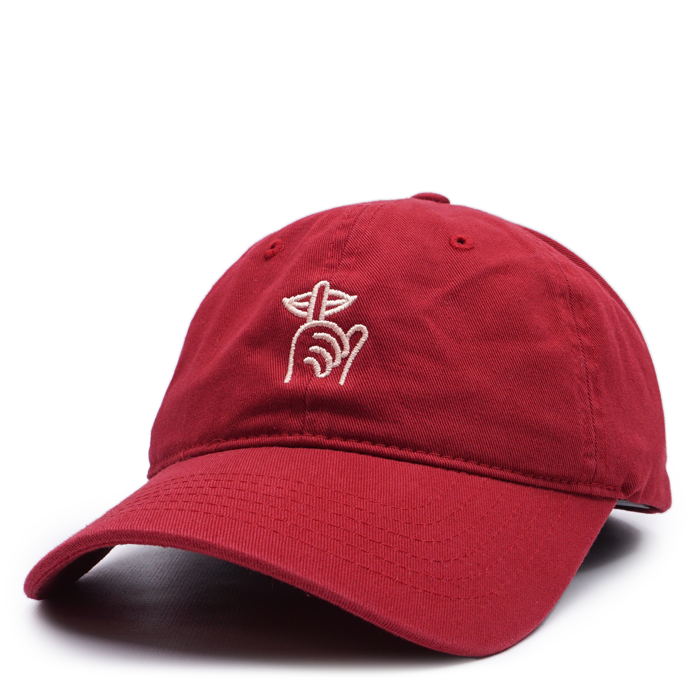The Quiet Life Shhh Dad Hat Cardinal Size Os | MODA3