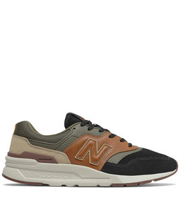 New Balance Men's 574 - Black/Sugar Melon - MODA3