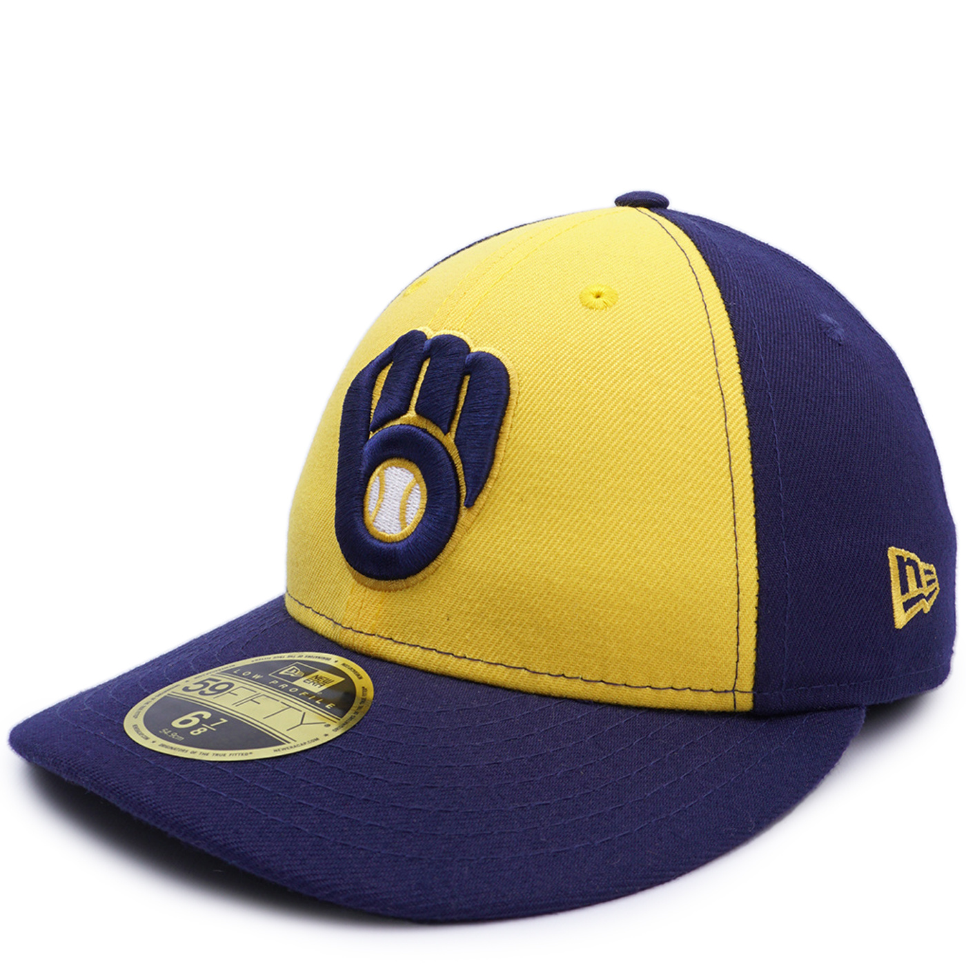 New Era Milwaukee Brewers Negro League 59Fifty Fitted Hat - White - MODA3