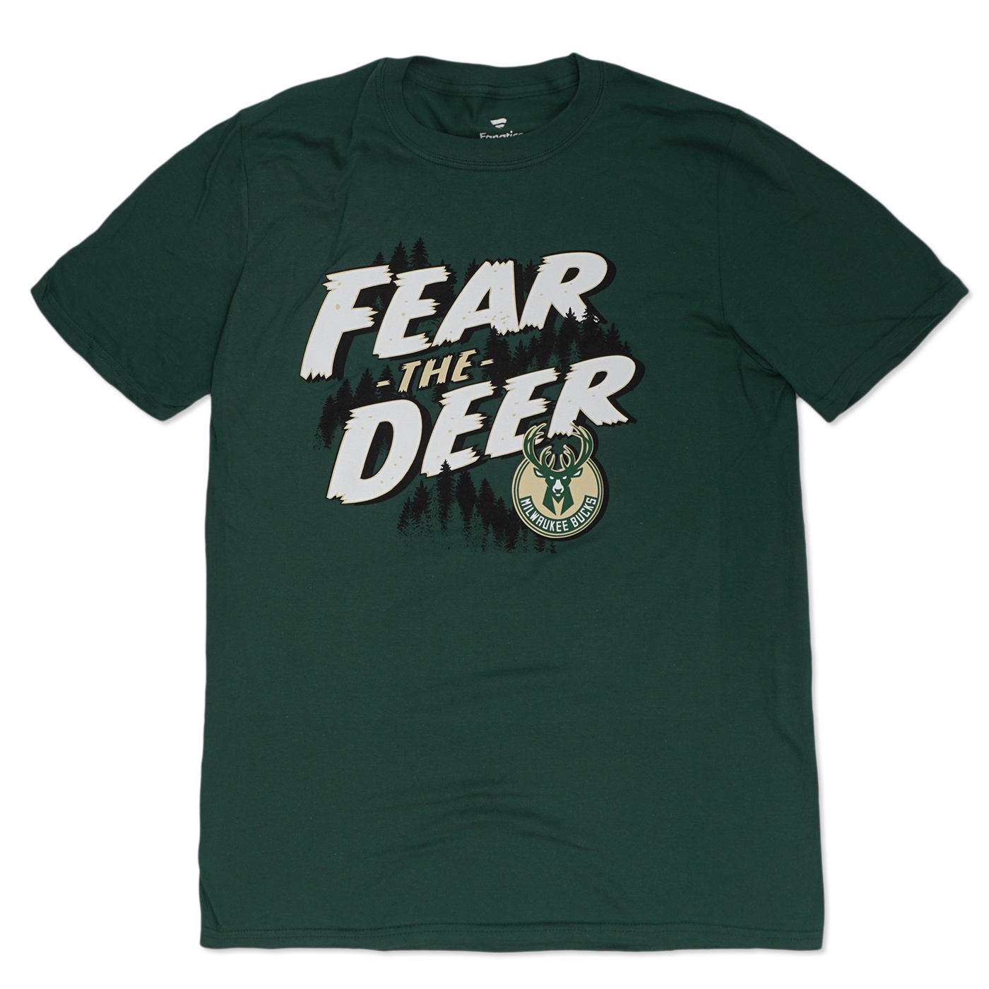 Fanatics Hometown Fear The Deer Black Milwaukee Bucks T-Shirt / 5X Large