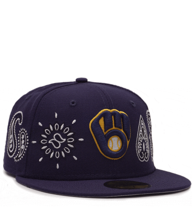 New Era Milwaukee Brewers Paisley 59 