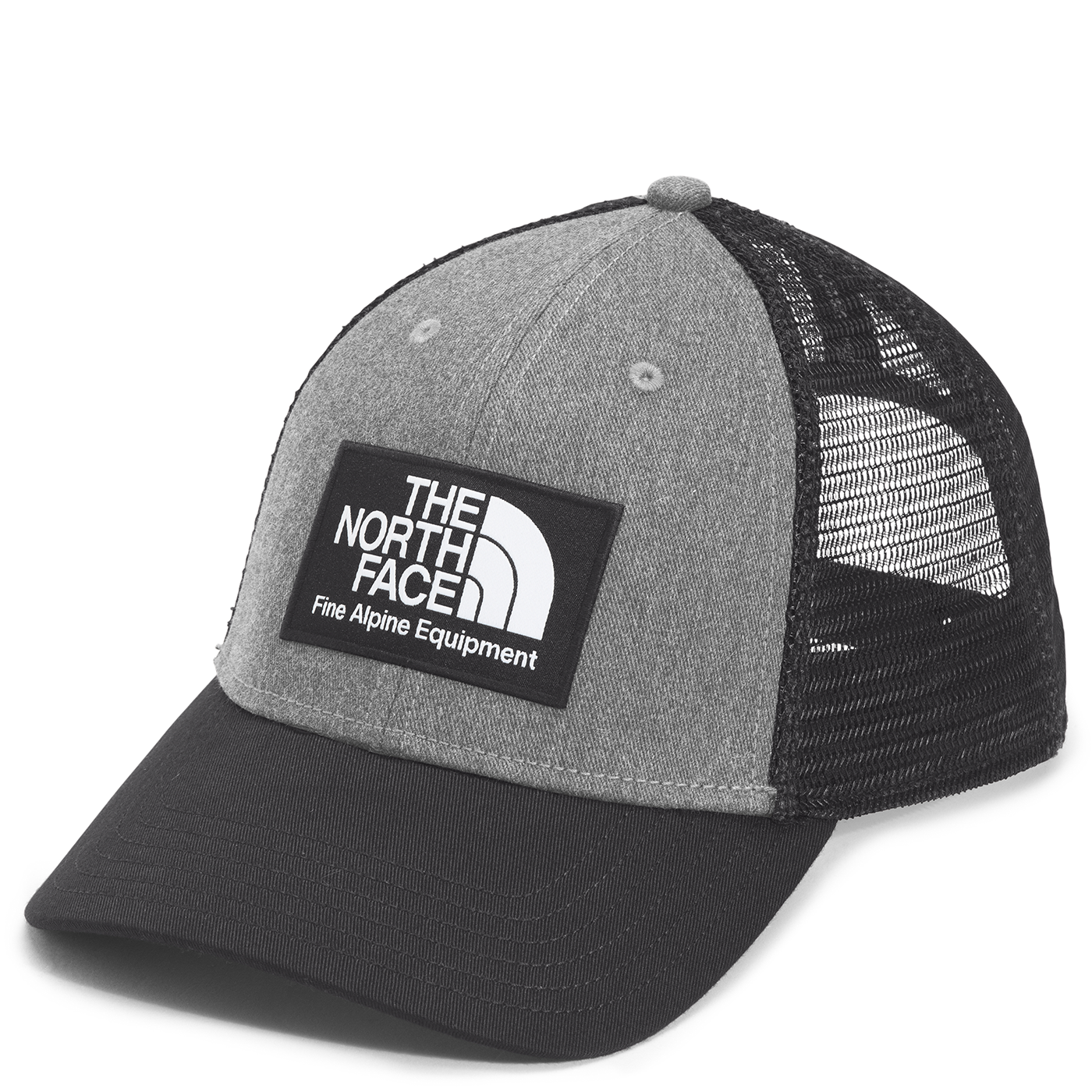 The North Face Mudder Trucker Hat: Black / Medium Grey Heather