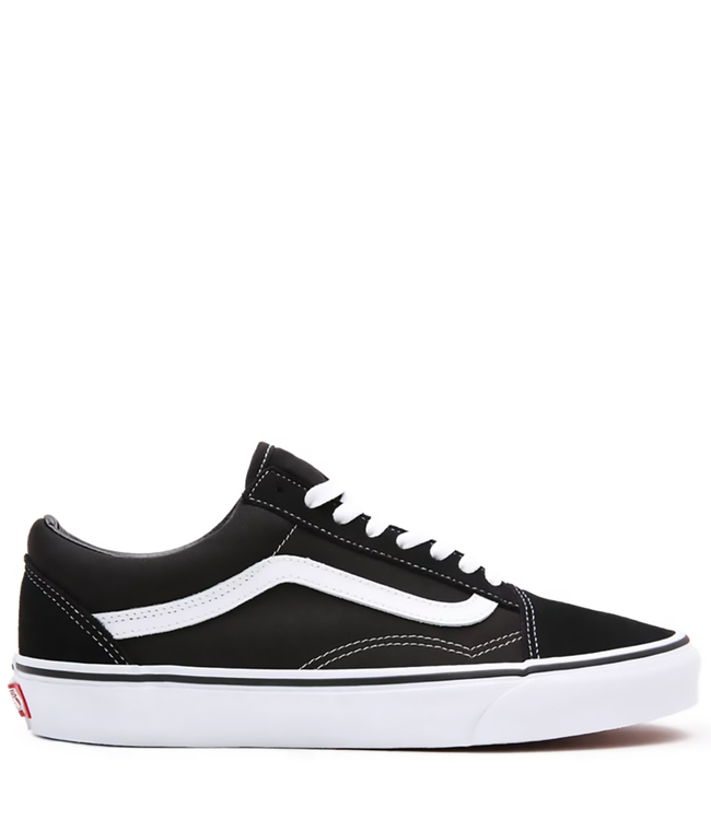 white vans with black stripe old skool