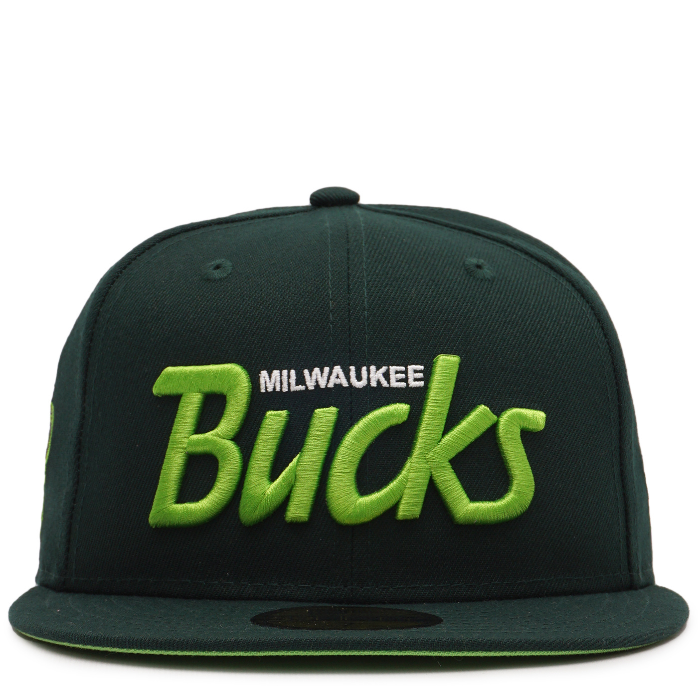 New Era Milwaukee Bucks Script 59FIFTY Fitted Hat - Dark Green/Purple -  MODA3