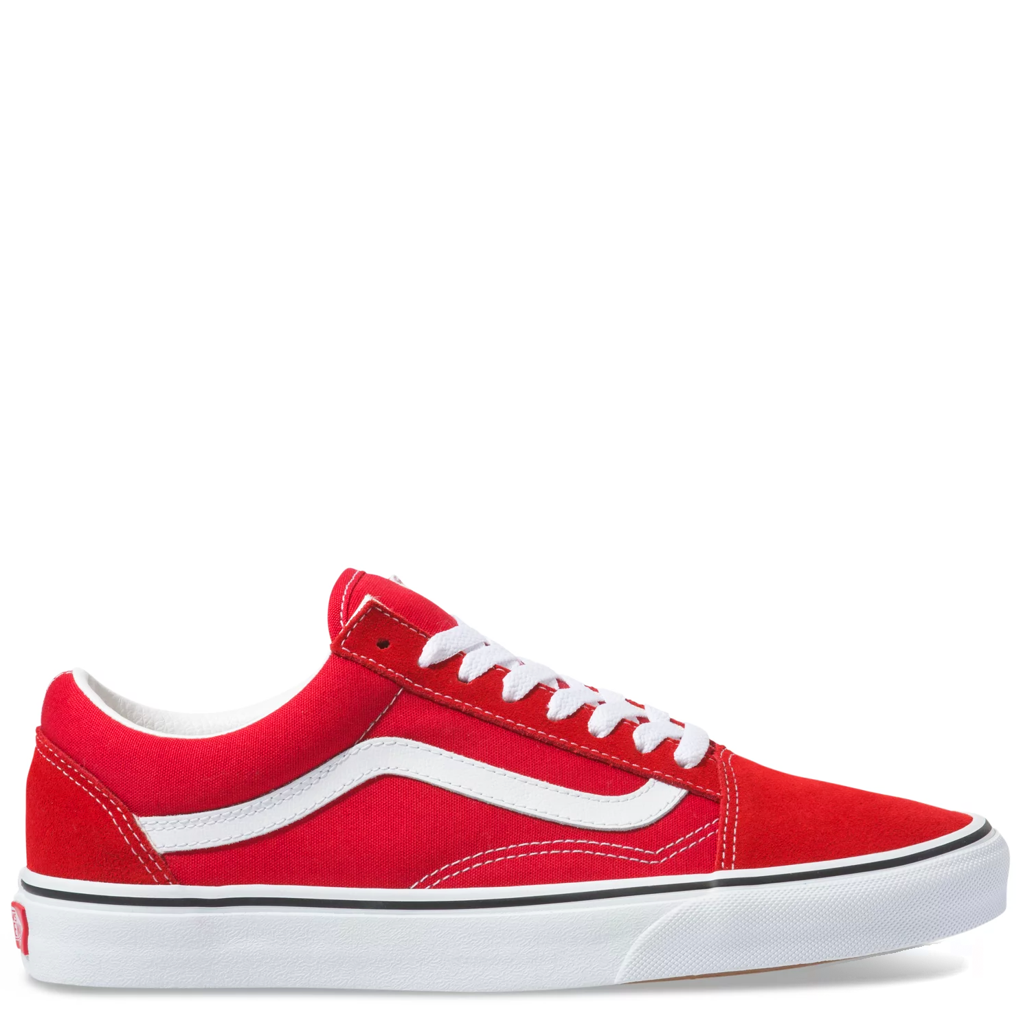 bright red vans