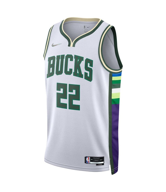 Nike Milwaukee Bucks Middleton '21-22 City Edition Swingman Jersey - MODA3