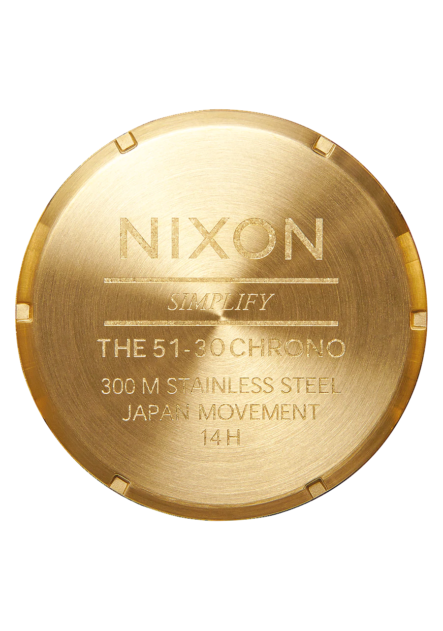 Nixon 51-30 Chrono Watch - All Gold/Gold/Black - MODA3