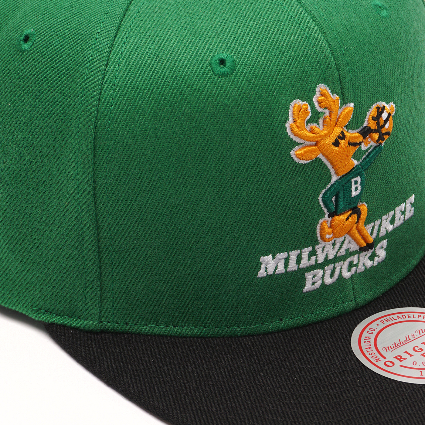 Mitchell & Ness Milwaukee Bucks Swingman Pop Snapback Hat - Green - MODA3