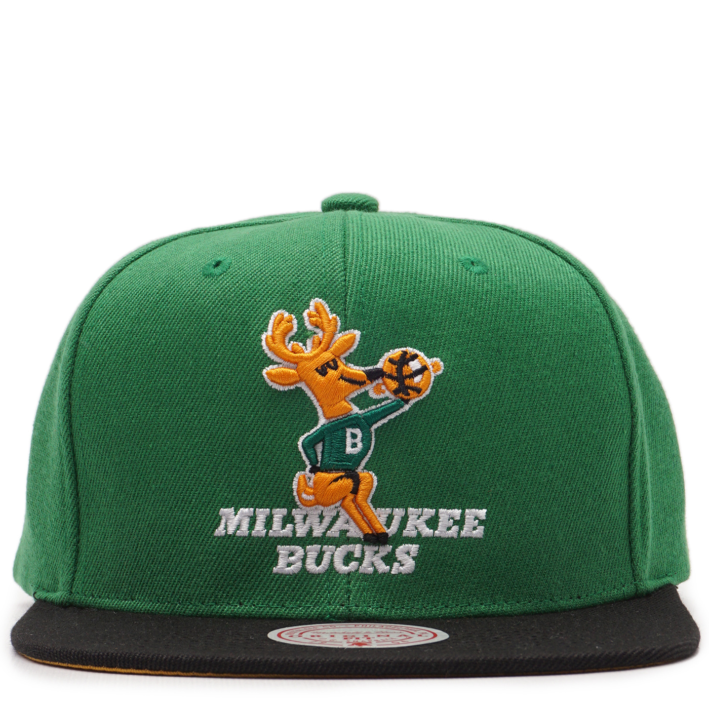 Milwaukee Bucks NBA Basketball Hat Snapback Cap Gray Green