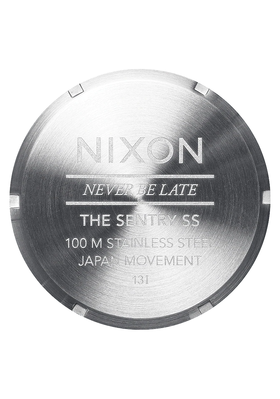Nixon Sentry Stainless Steel Watch - Blue Sunray - MODA3