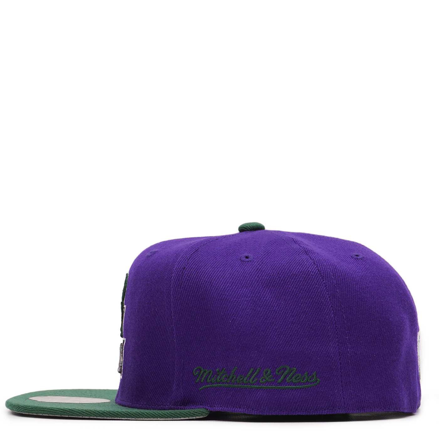 Mitchell & Ness Philadelphia 76ers Footwork Fitted Hat, Purple, Size: 7 5/8