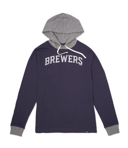 '47 BRAND BREWERS DOMINO HOODED TEE