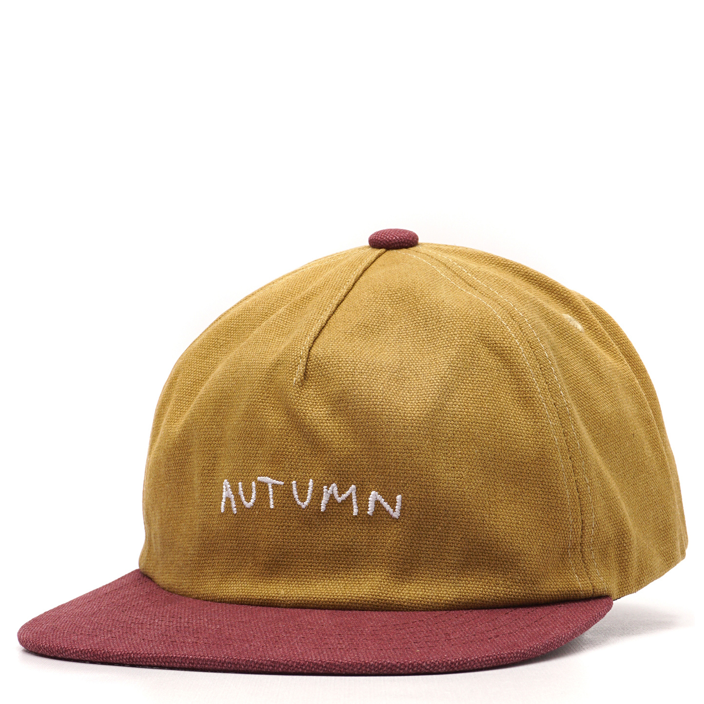 Autumn Washed Canvas 5 Panel Snapback 