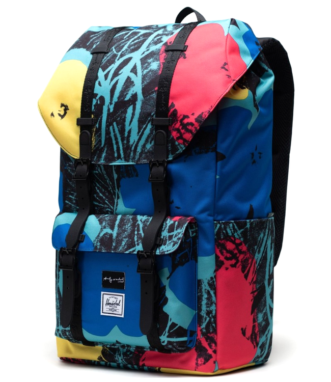 Monopoly pay off ancestor Herschel X Andy Warhol Little America (Eco) Backpack - Floral - MODA3