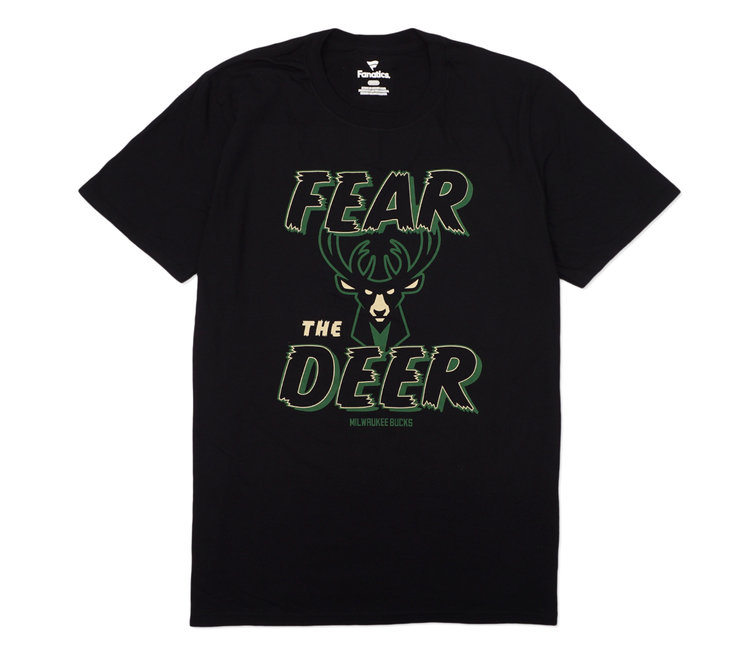 Milwaukee Bucks Fear The Dear NBA Champions 3D T-Shirt