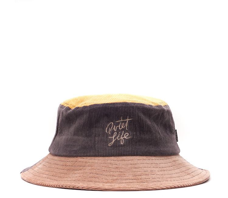 Quiet Life Color Block Cord Bucket Hat 