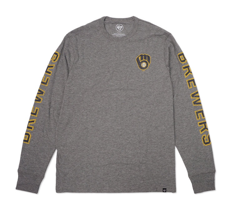 47 Brand Brewers Triple Threat Long Sleeve Tee