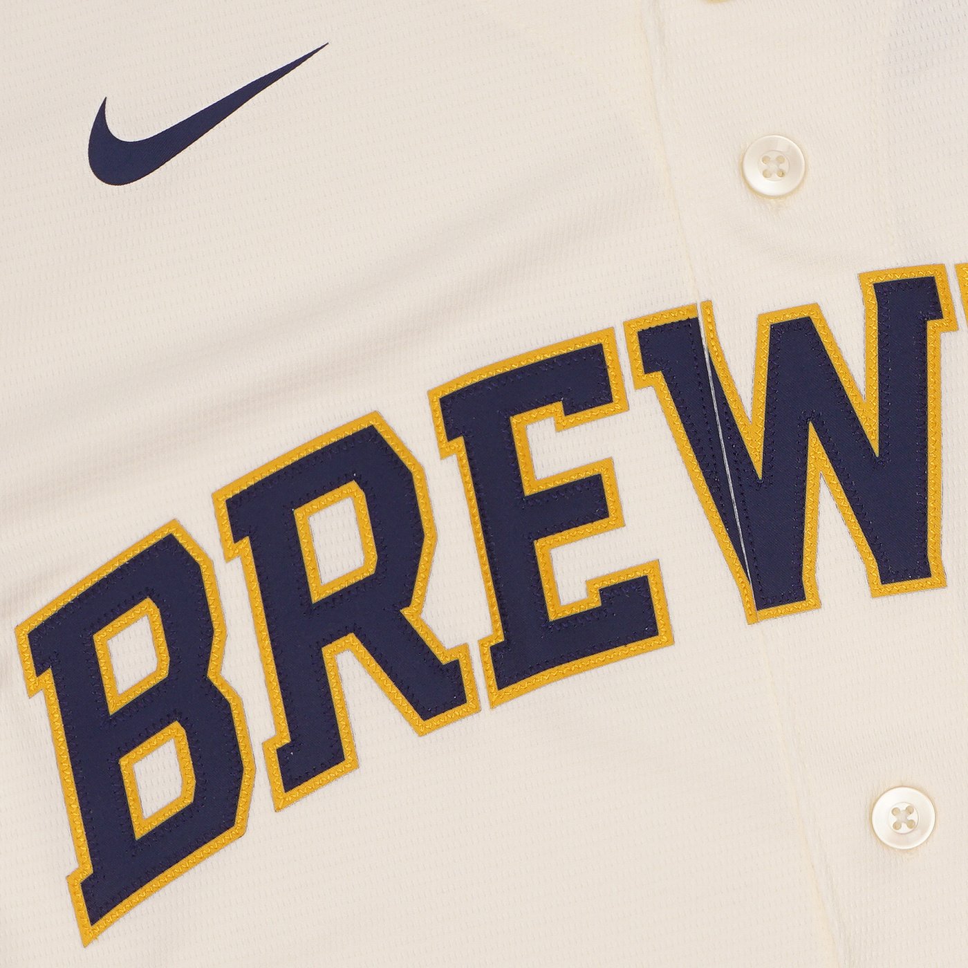 Milwaukee Brewers Nike Youth Home Replica Team Jersey – Cream
