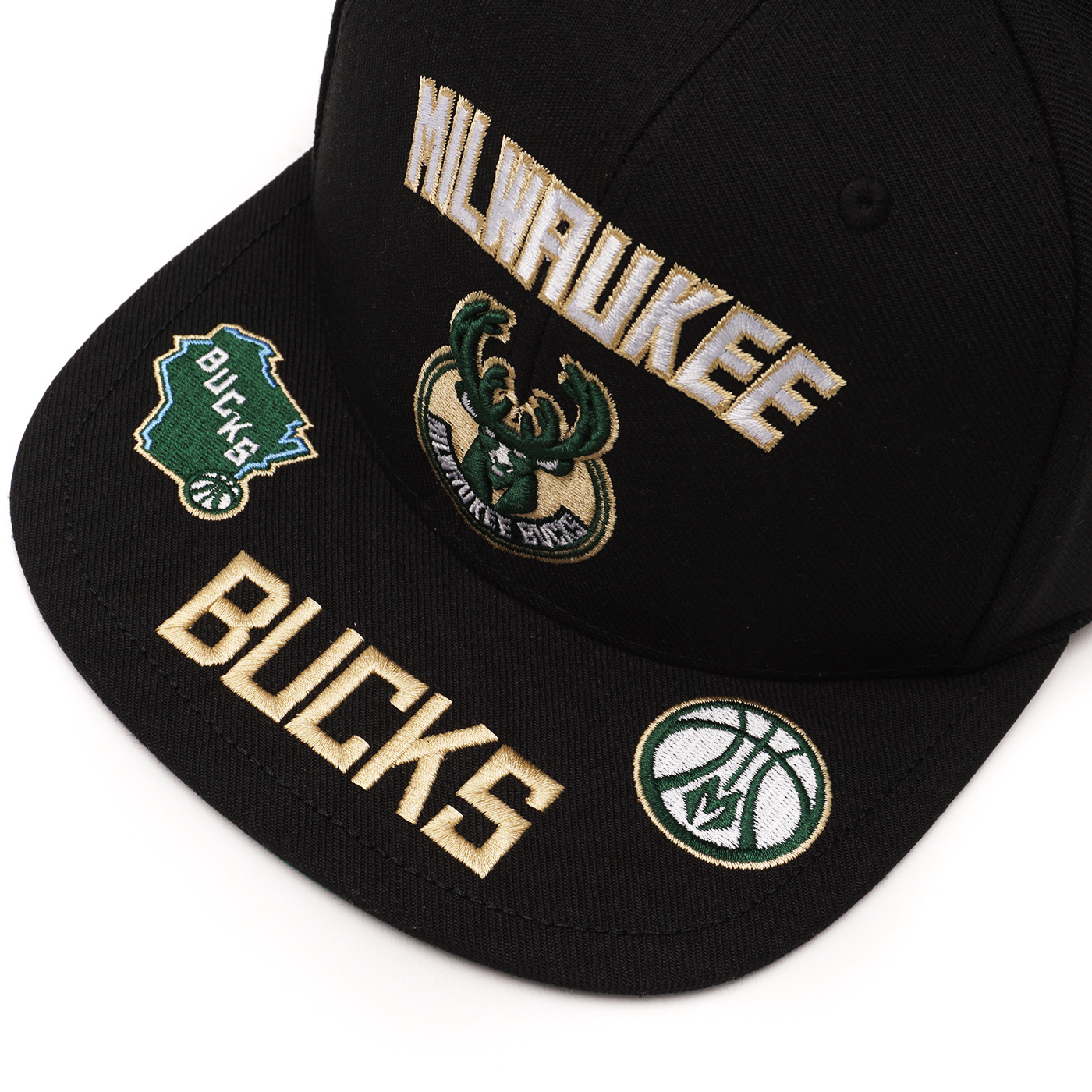 Milwaukee Bucks Mitchell and Ness Black Royalty Snapback Hat – Fan Cave