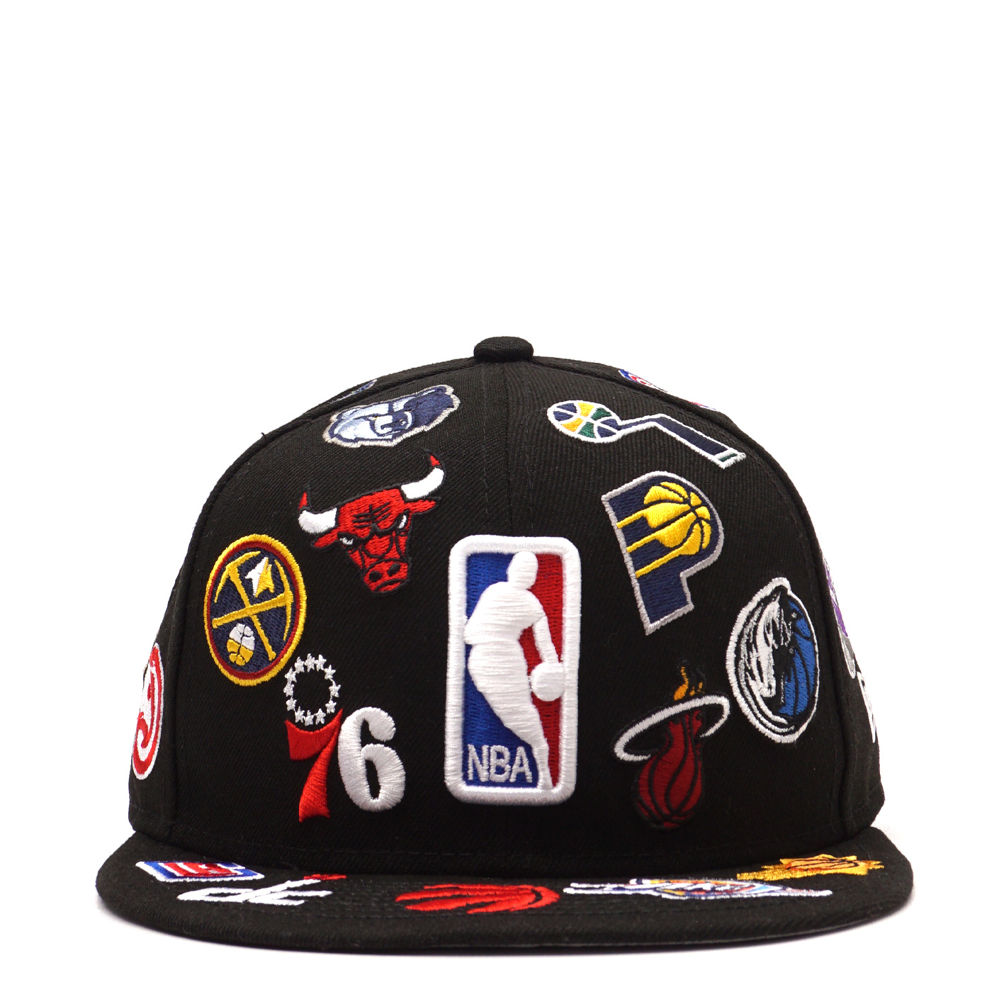 nba all logo hat