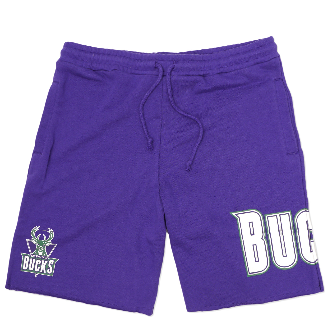 Mitchell & Ness Men's Bucks Gameday Short Sleeve Hoodie Purple Size 3XL | MODA3