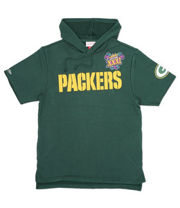 MITCHELL AND NESS PACKERS GAMEDAY SHORT SLEEVE HOODIE
