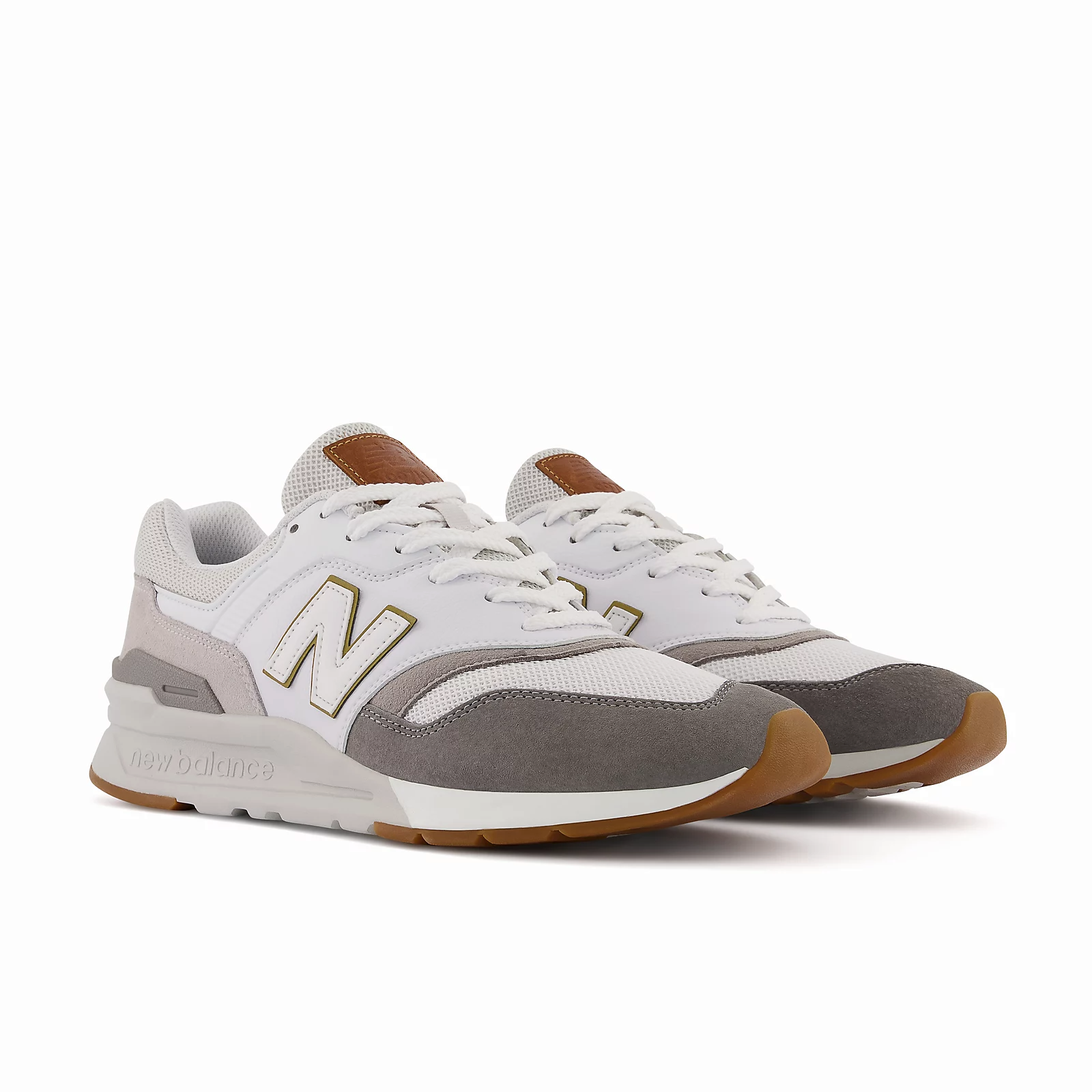 new balance 997 white grey