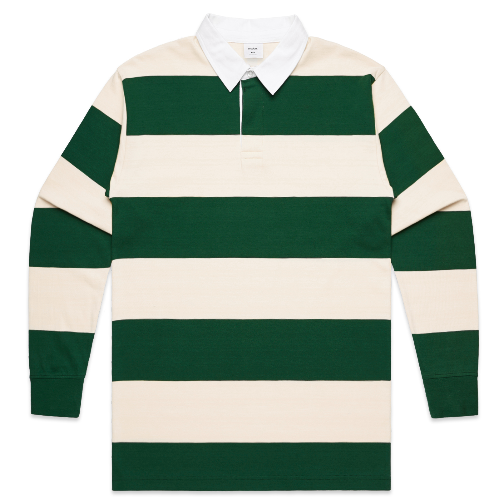 green rugby polo