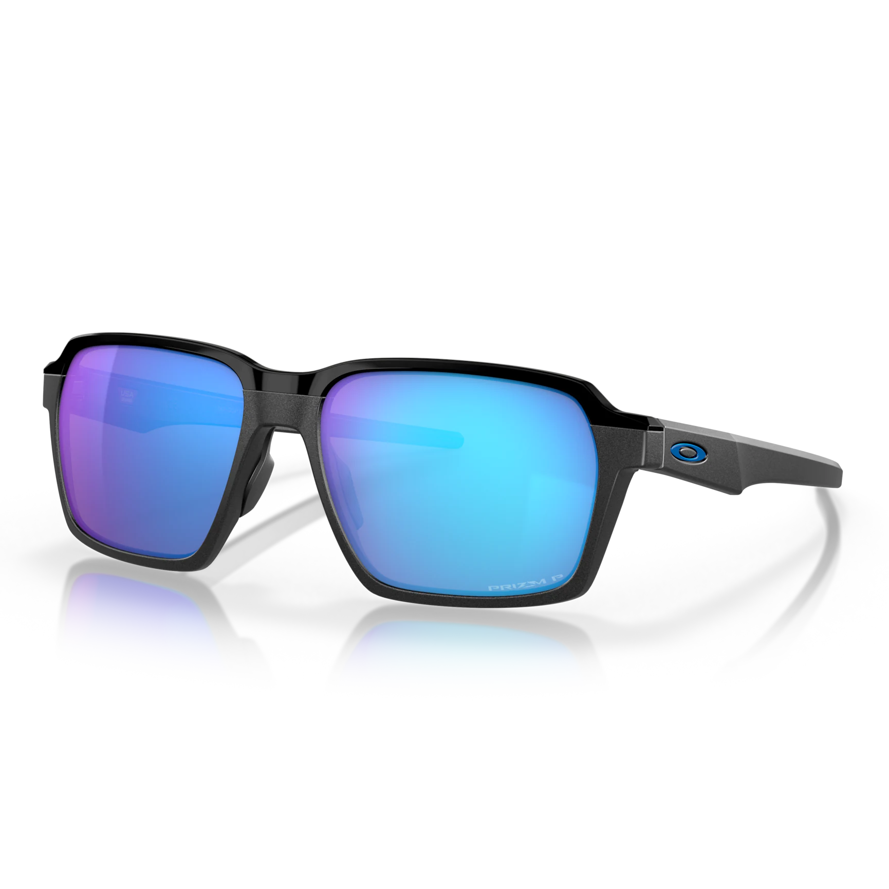 Oakley Parlay Sunglasses - Black/Sapphire Polarized - MODA3