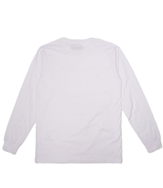 MODA3 Stacked Long Sleeve T-Shirt - White - MODA3