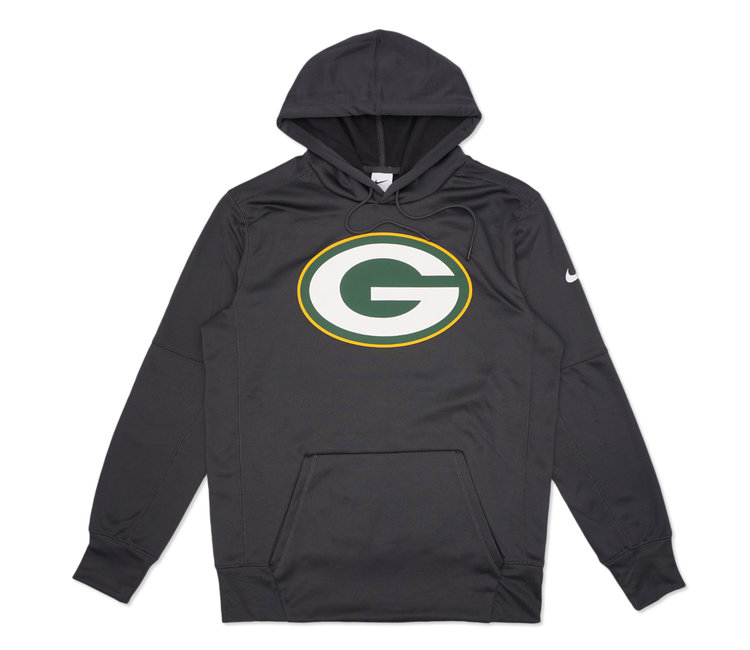 Men's Nike Green Bay Packers Prime Logo Therma Hoodie, Size: Medium