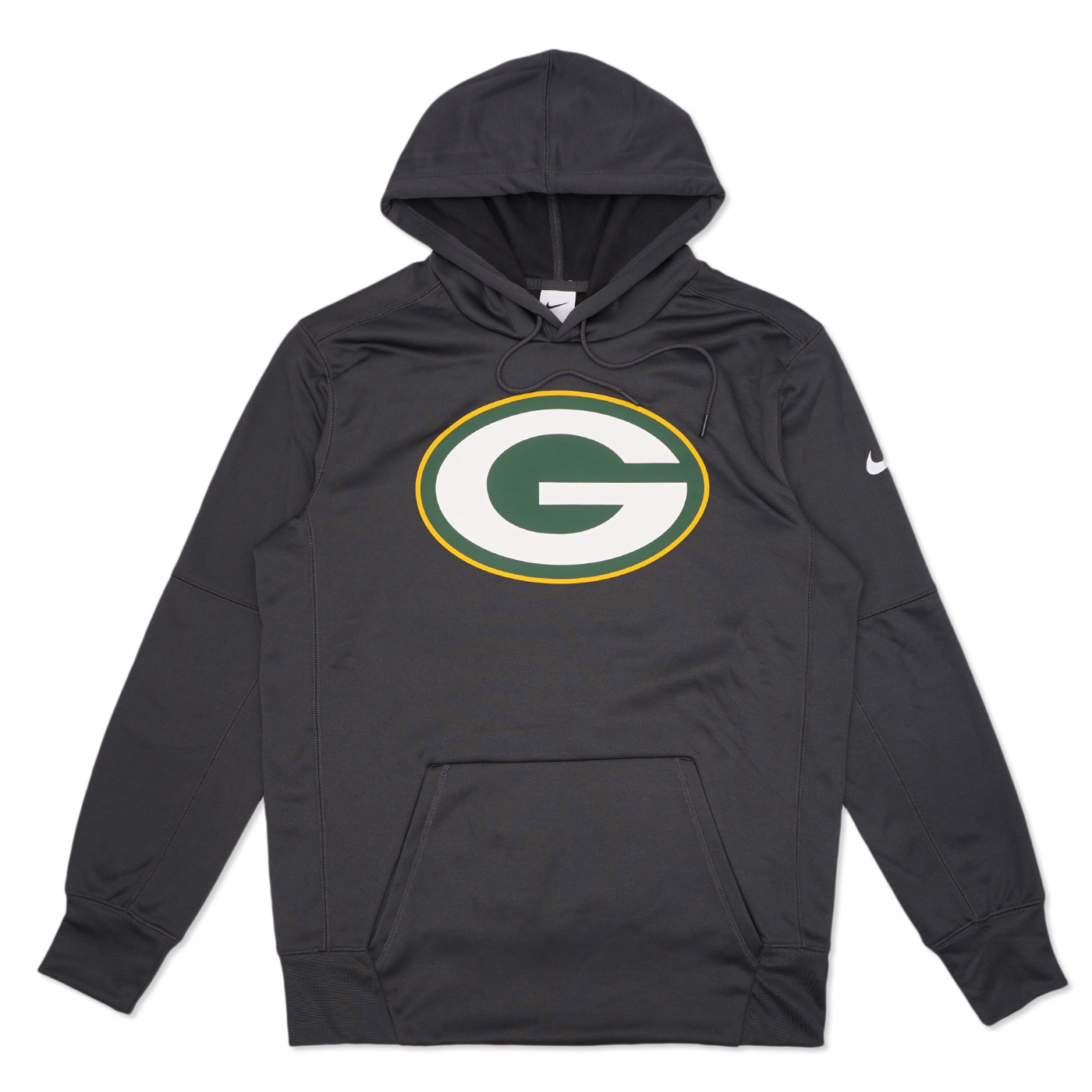 Nike Green Bay Packers Prime Logo Pullover Hoodie - Anthracite - MODA3