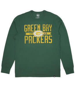 Green Bay Packers '47 Franklin Wooster Long Sleeve Hoodie T-Shirt