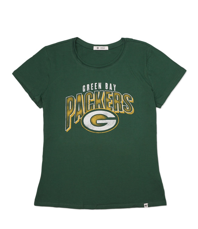 '47 Brand Packers Women's GG Frankie Tee Sandstone Size S | MODA3