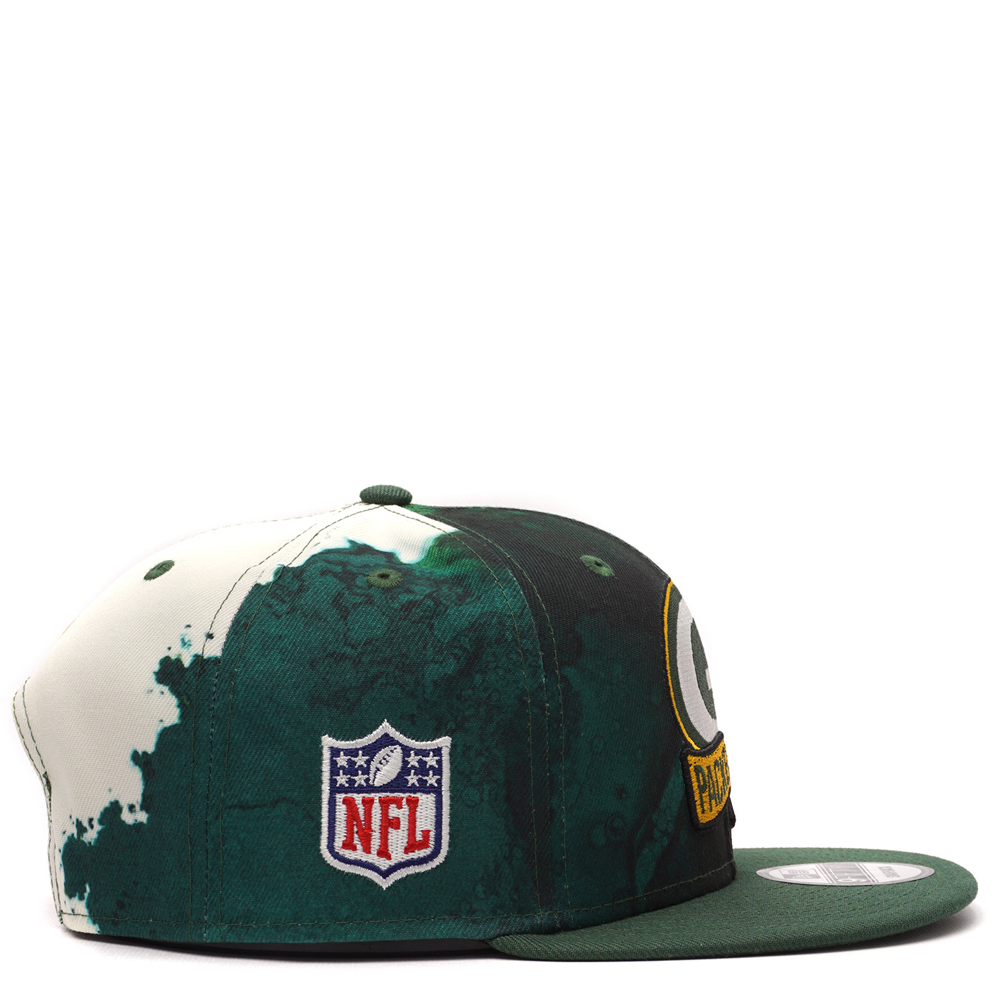 Packers New Era 2023 Sideline Pinwheel 9Fifty Cap