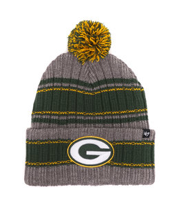 '47 BRAND PACKERS REXFORD CUFF KNIT POM BEANIE