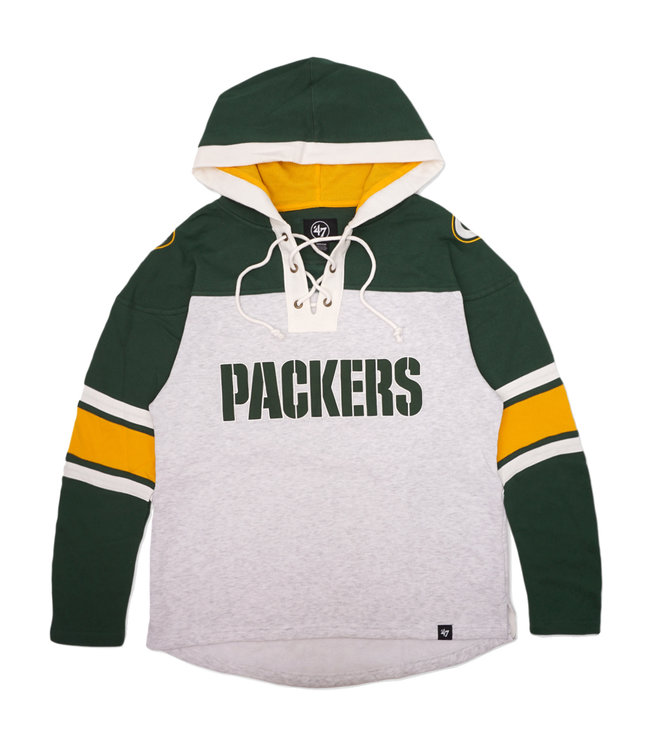 Green Bay Packers '47 Brand Green Bypass Tribeca Crewneck Sweatshirt