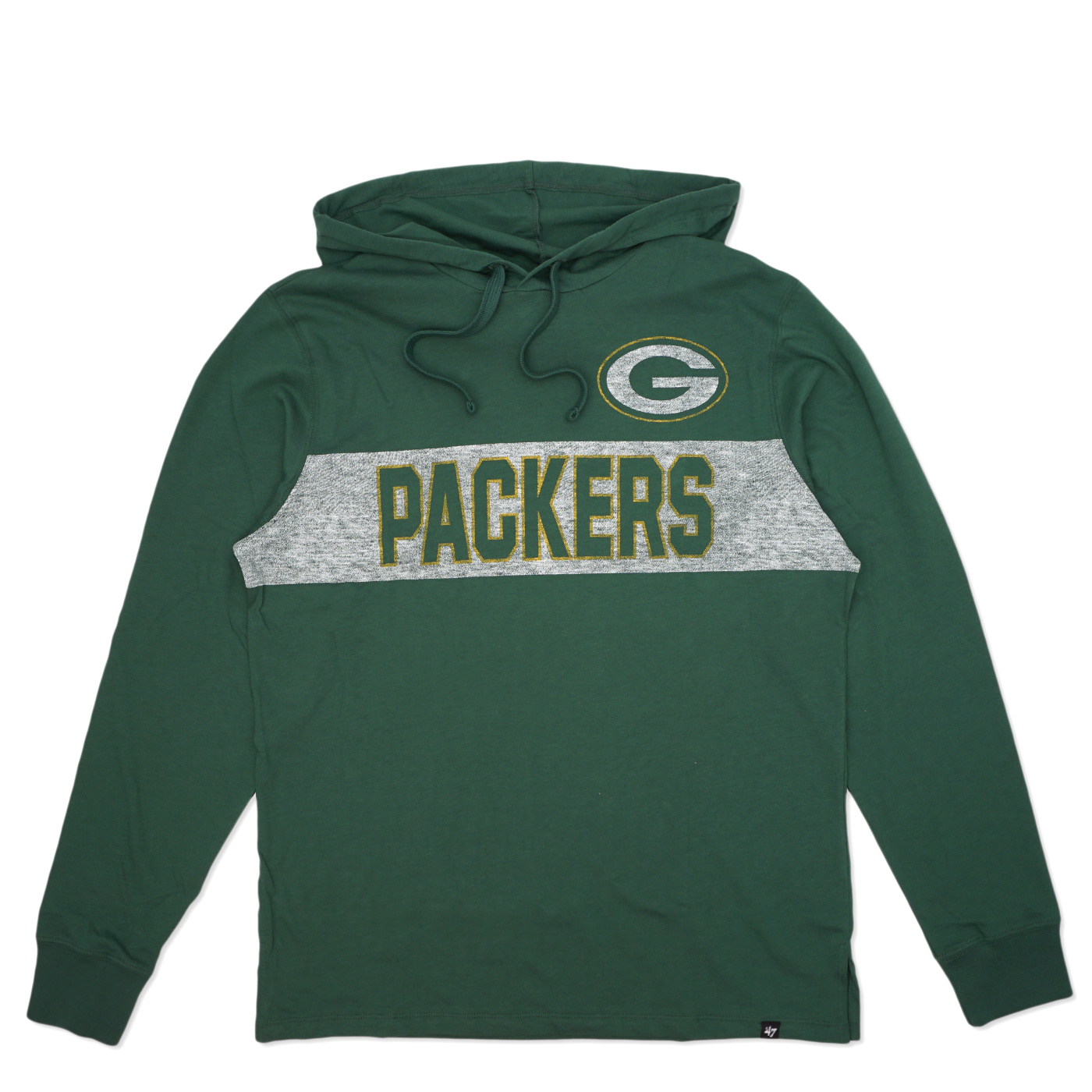 '47 Brand Green Bay Packers Field Franklin Pullover Hoodie - Green