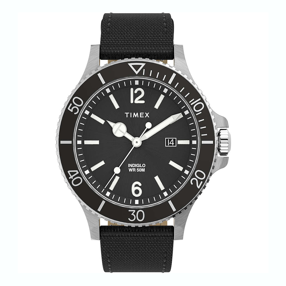 Men Watches Chronograph Stainless Steel Black - Gifts-You.com eShop