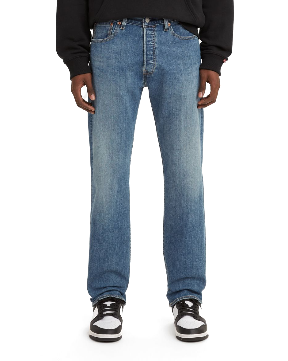 onwettig doneren Uitvoeren Levi's 501 Original Fit Jeans - Medium Indigo - MODA3