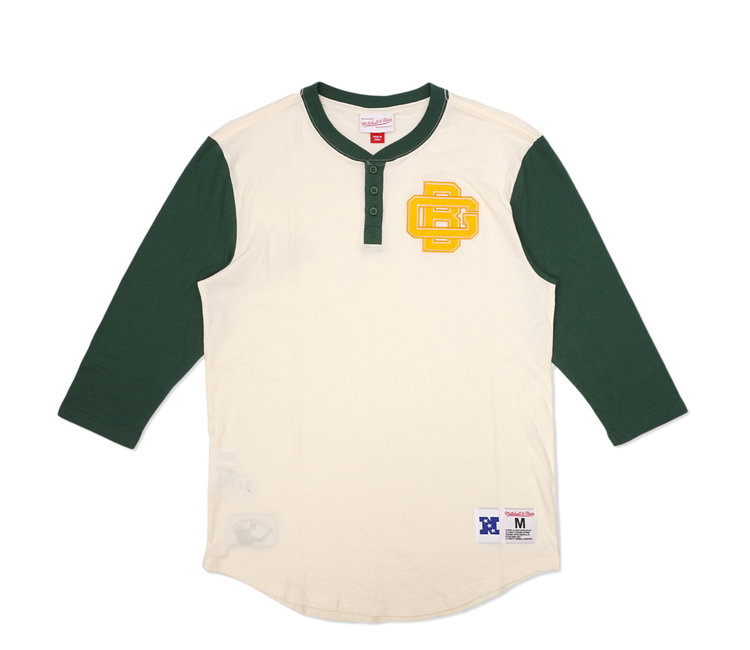 Mitchell & Ness Men's Packers White Name & Number Long Sleeve Tee Green Size XL | MODA3