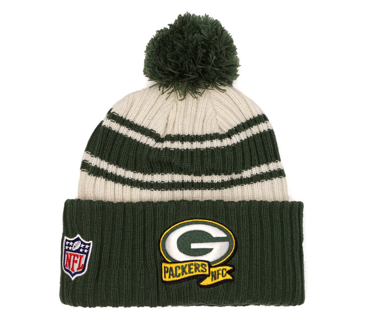 NEW ERA 60281180 GREEN BAY PACKERS 2022 Cold Weather Pom Knit